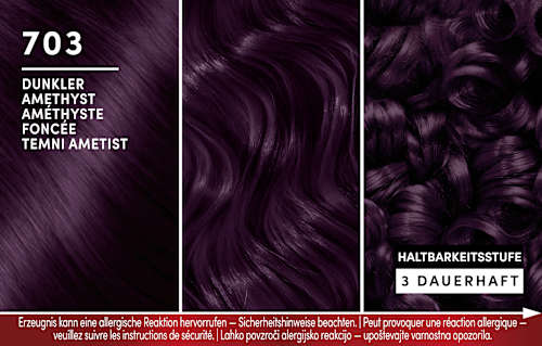 Intensiv-Color-Creme - Nr. 703 Dunkler Amethyst Schwarzkopf Brillance