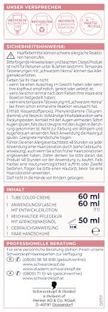 3in1 Pflege-Color-Creme dauerhafte Haarfarbe - Nr. 717 Hellbraun Schwarzkopf DIADEM
