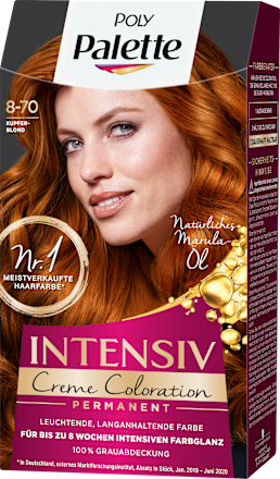 Haarfarbe 8-70 Kupferblond Palette Intensive Color Creme