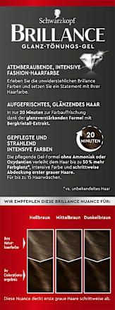 Haartönung T880 Dunkelbraun  Schwarzkopf Brillance