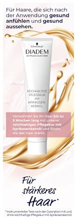 3in1 Pflege-Color-Creme dauerhafte Haarfarbe - Nr. 717 Hellbraun Schwarzkopf DIADEM