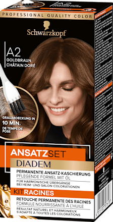 Ansatzset A2 Goldbraun  Schwarzkopf DIADEM