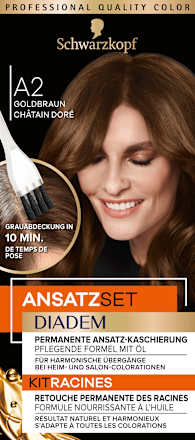 Ansatzset A2 Goldbraun  Schwarzkopf DIADEM