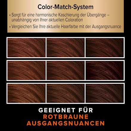 Ansatzset A3 Rotbraun  Schwarzkopf DIADEM