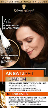 Ansatzset A4 Dunkelbraun  Schwarzkopf DIADEM