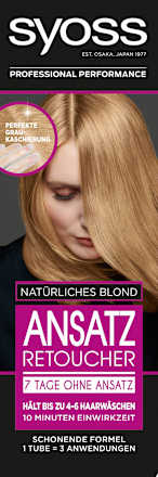 Ansatz Retoucher 7 Tage ohne Ansatz - Natürliches Blond Syoss