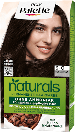 Haarfarbe Naturals 3-0 Dunkelbraun Palette Intensive Color Creme