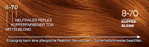 Intensiv-Creme-Coloration - Nr. 8-70 Kupferblond Palette Intensive Color Creme