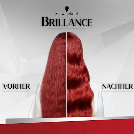 Farb-Glanzbehandlung Glossing, Intensives Rot Schwarzkopf Brillance