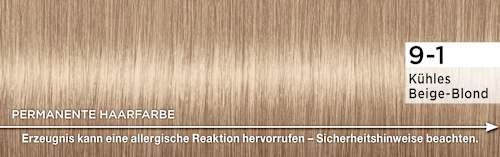 Haarfarbe Naturals 9-1 Kühles Beige Blond Palette Intensive Color Creme