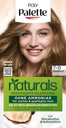 Haarfarbe Naturals 7-0 Mittelblond  Palette Intensive Color Creme