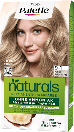 Haarfarbe Naturals 9-1 Kühles Beige Blond Palette Intensive Color Creme