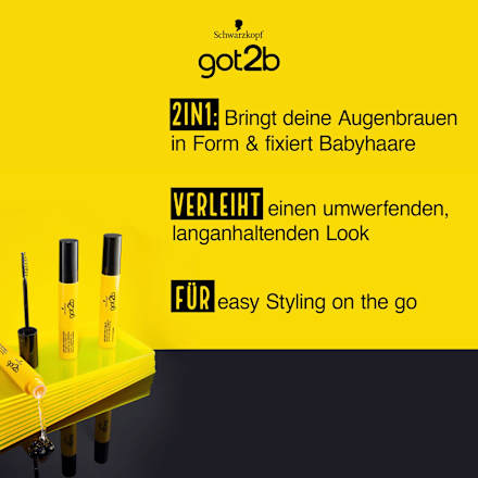 Stylinggel Kleber 4 Brows & Edges 2in1 got2b