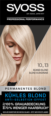Haarfarbe 10_13 Scandi Blond syoss