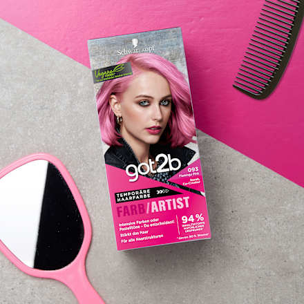 Haartönung Farb/Artist 093 Flamingo Pink got2b