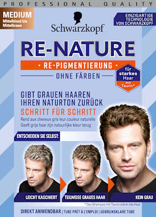 Re-Pigmetierungs-Creme Medium Männer  Schwarzkopf Re-Nature