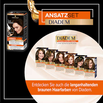 Ansatzset A4 Dunkelbraun  Schwarzkopf DIADEM