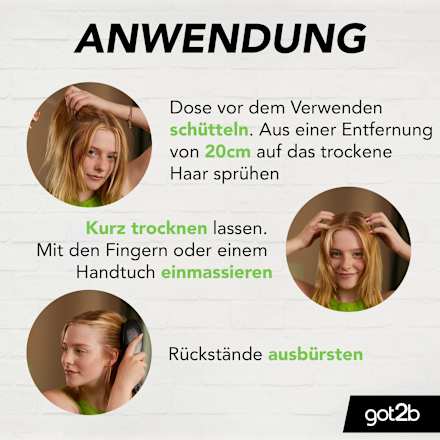 Trockenshampoo Extra Frisch got2b