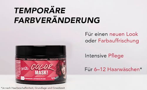 Haartönung Color Mask, Farb-Boost Rot got2b