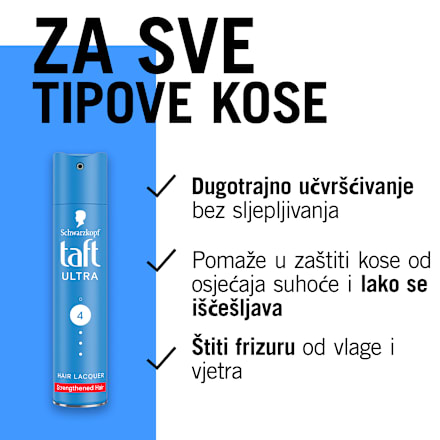 Lak za lase Ultra Schwarzkopf taft