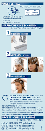 Strähnchen Set M1 Schwarzkopf Blonde
