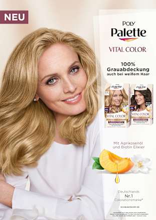 Haarfarbe Vital Color 10-11 Silberblond Palette Intensive Color Creme