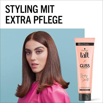 Glättungscreme taft x Gliss Sleeky Smooth Schwarzkopf taft