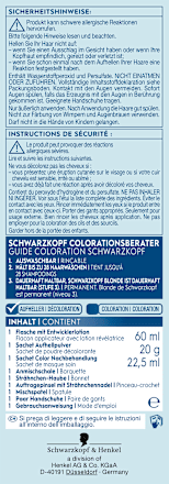 Strähnchen Set M1 Schwarzkopf Blonde