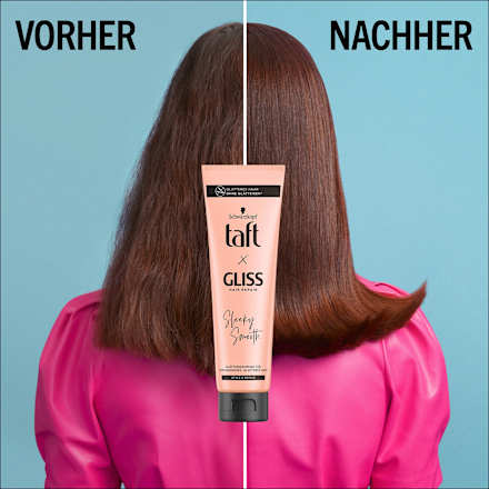 Glättungscreme taft x Gliss Sleeky Smooth Schwarzkopf taft