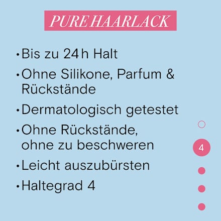 Haarlack Pure Schwarzkopf taft