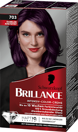 Haarfarbe 703 Dunkler Amethyst  Schwarzkopf Brillance