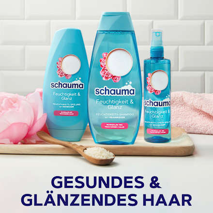 Shampoo Feuchtigkeit & Glanz schauma