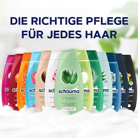 Shampoo Feuchtigkeit & Glanz schauma