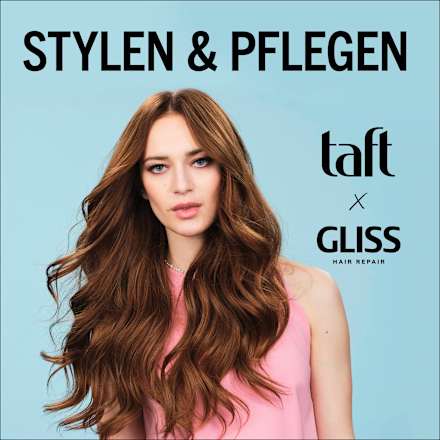 Haarserum taft x Gliss Frizz Away Schwarzkopf taft