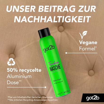 Trockenshampoo Extra Frisch got2b