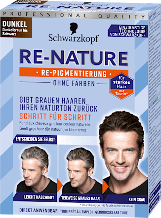 Re-Pigmentierungs-Creme Dunkel Männer  Schwarzkopf Re-Nature