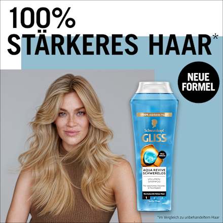 Shampoo Aqua Revive Schwerelos Schwarzkopf GLISS