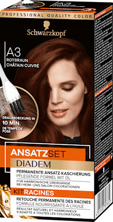 Ansatzset A3 Rotbraun  Schwarzkopf DIADEM