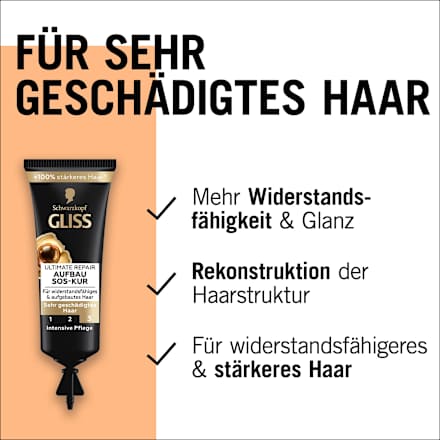 Haarkur SOS Ultimate Repair Schwarzkopf GLISS