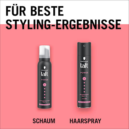 Schaumfestiger Power, Cashmere-artige Geschmeidigkeit Schwarzkopf taft