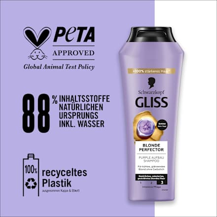 Shampoo Blonde Perfector Schwarzkopf GLISS
