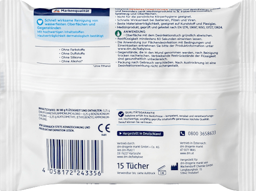 Vlažne maramice za dezinfekciju babylove