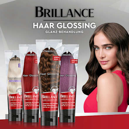 Farb-Glanzbehandlung Glossing Schoko Braun Schwarzkopf Brillance