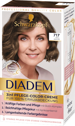Haarfarbe 717 Hellbraun  Schwarzkopf DIADEM