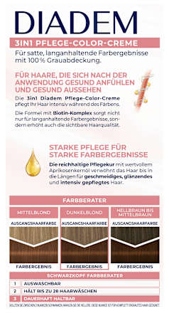 Haarfarbe 720 Kastanie  Schwarzkopf DIADEM