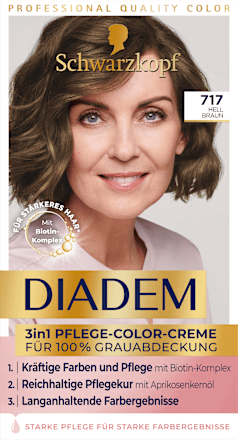Haarfarbe 717 Hellbraun  Schwarzkopf DIADEM