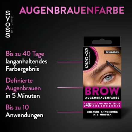 Augenbrauenfarbe Dunkelbraun  4-1 syoss