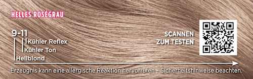 Intensiv Creme Coloration - Nr. 9-11 Helles Roségrau Palette Intensive Color Creme