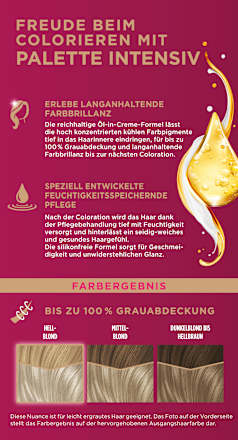 Intensiv Creme Coloration Permanenter Aufheller - Nr. 220 Frostiges Silberblond Palette Intensive Color Creme