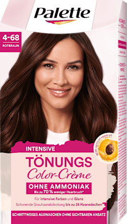 Haartönung Color-Crème 4-68 Rotbraun Palette Intensive Color Creme